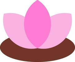 Lotus Flat Icon vector