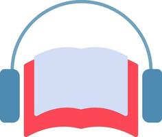 Audio Book Flat Icon vector