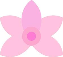 Lily Flat Icon vector