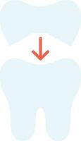 Tooth Cap Flat Icon vector