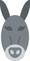 Donkey Flat Icon vector