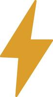 Thunder Flat Icon vector