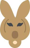 Kangaroo Flat Icon vector