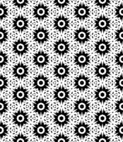 Black seamless abstract pattern. Overlay for background and backdrop. Ornamental design. PNG graphic illustration with transparent background.