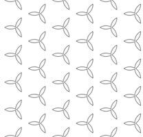Black seamless abstract pattern. Overlay for background and backdrop. Ornamental design. PNG graphic illustration with transparent background.