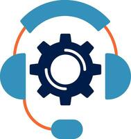 Technical Support Flat Icon vector