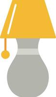 Table Lamp Flat Icon vector