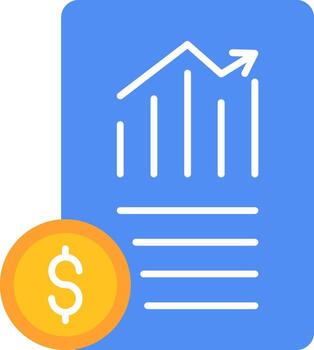 Document Flat Icon vector