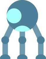 Robot Flat Icon vector