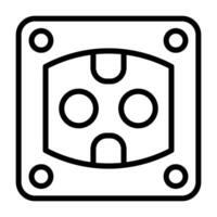 Socket Vector Icon