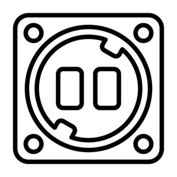 Socket Vector Icon