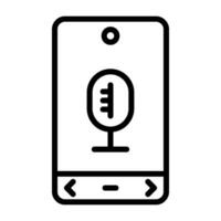 Microphone Vector Icon