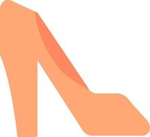 High Heels Flat Icon vector