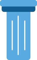 Pillar Flat Icon vector