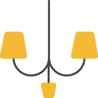 Lamp Flat Icon vector