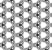 Black seamless abstract pattern. Overlay for background and backdrop. Ornamental design. PNG graphic illustration with transparent background.
