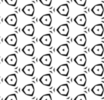 Black seamless abstract pattern. Overlay for background and backdrop. Ornamental design. PNG graphic illustration with transparent background.