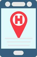 Hospital Flat Icon vector