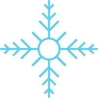 Snowflake Flat Icon vector