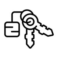 Keychain Vector Icon