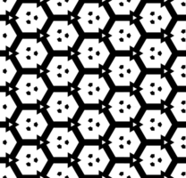 Black seamless abstract pattern. Overlay for background and backdrop. Ornamental design. PNG graphic illustration with transparent background.