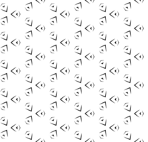 Black seamless abstract pattern. Overlay for background and backdrop. Ornamental design. PNG graphic illustration with transparent background.