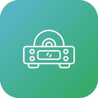 Cd Player Vector Icon