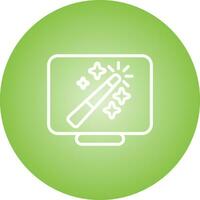 Desktop Computer Vector Icon