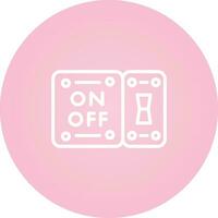 Light Switch Vector Icon