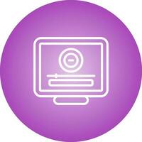 Desktop Computer Vector Icon