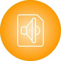 audio archivo vector icono