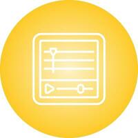Timeline Vector Icon