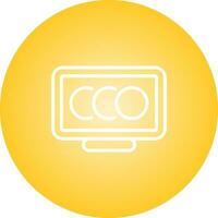 Desktop Computer Vector Icon
