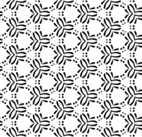 Black seamless abstract pattern. Overlay for background and backdrop. Ornamental design. PNG graphic illustration with transparent background.