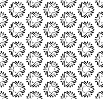 Black seamless abstract pattern. Overlay for background and backdrop. Ornamental design. PNG graphic illustration with transparent background.