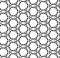 Black seamless abstract pattern. Overlay for background and backdrop. Ornamental design. PNG graphic illustration with transparent background.