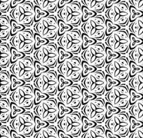 Black seamless abstract pattern. Overlay for background and backdrop. Ornamental design. PNG graphic illustration with transparent background.