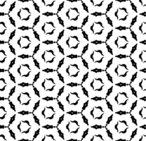 Black seamless abstract pattern. Overlay for background and backdrop. Ornamental design. PNG graphic illustration with transparent background.