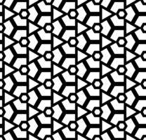 Black seamless abstract pattern. Overlay for background and backdrop. Ornamental design. PNG graphic illustration with transparent background.