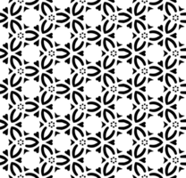 Black seamless abstract pattern. Overlay for background and backdrop. Ornamental design. PNG graphic illustration with transparent background.