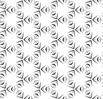 Black seamless abstract pattern. Overlay for background and backdrop. Ornamental design. PNG graphic illustration with transparent background.