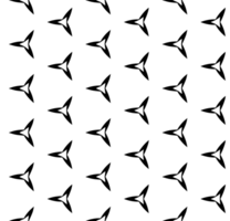 Black seamless abstract pattern. Overlay for background and backdrop. Ornamental design. PNG graphic illustration with transparent background.