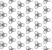 Black seamless abstract pattern. Overlay for background and backdrop. Ornamental design. PNG graphic illustration with transparent background.