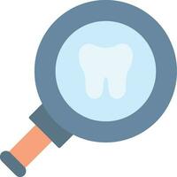 Dental Checkup Flat Icon vector
