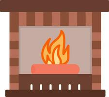 Chimney Flat Icon vector