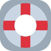 Lifebuoy Flat Icon vector