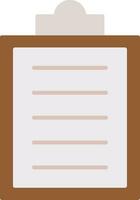 Clipboard Flat Icon vector