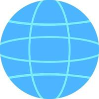 Globe Flat Icon vector