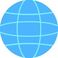 Globe Flat Icon vector