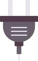 Power Plug Flat Icon vector